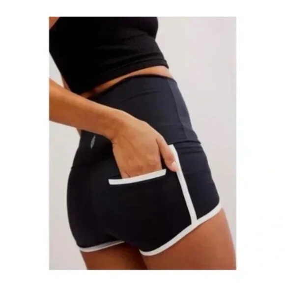 FP Movement by Free People Women's Island Time Shorts, Small, Black Combo NWT - Picture 3 of 12